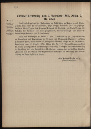 Verordnungsblatt für das Kaiserlich-Königliche Heer 18801117 Seite: 6