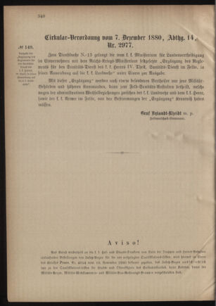 Verordnungsblatt für das Kaiserlich-Königliche Heer 18801209 Seite: 2