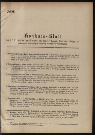 Verordnungsblatt für das Kaiserlich-Königliche Heer 18801217 Seite: 5