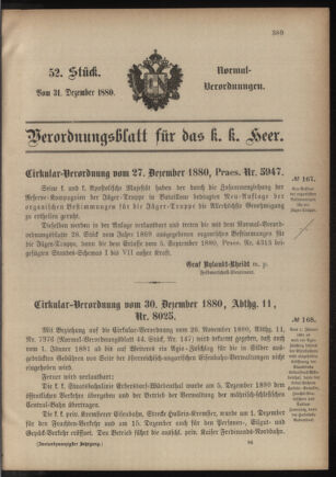 Verordnungsblatt für das Kaiserlich-Königliche Heer 18801231 Seite: 25