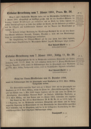 Verordnungsblatt für das Kaiserlich-Königliche Heer 18810114 Seite: 3