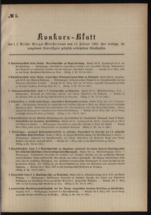 Verordnungsblatt für das Kaiserlich-Königliche Heer 18810213 Seite: 7