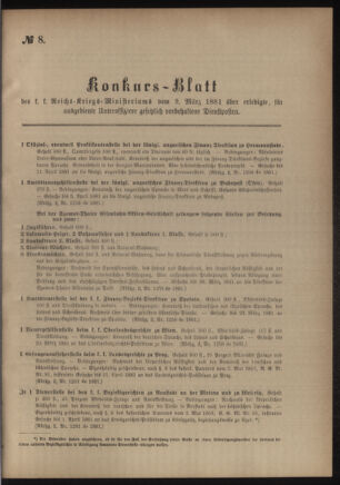 Verordnungsblatt für das Kaiserlich-Königliche Heer 18810309 Seite: 3