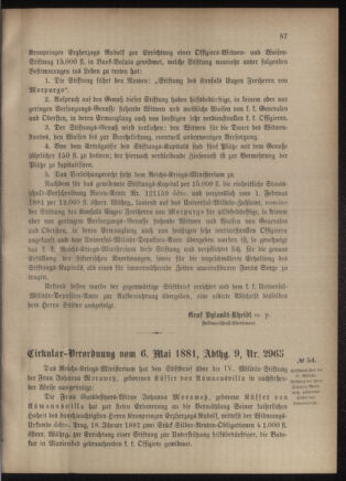 Verordnungsblatt für das Kaiserlich-Königliche Heer 18810510 Seite: 3