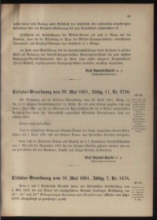 Verordnungsblatt für das Kaiserlich-Königliche Heer 18810609 Seite: 3