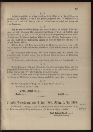 Verordnungsblatt für das Kaiserlich-Königliche Heer 18810708 Seite: 7