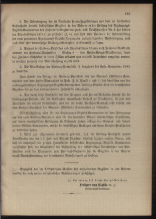 Verordnungsblatt für das Kaiserlich-Königliche Heer 18810727 Seite: 7