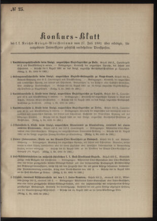 Verordnungsblatt für das Kaiserlich-Königliche Heer 18810727 Seite: 9