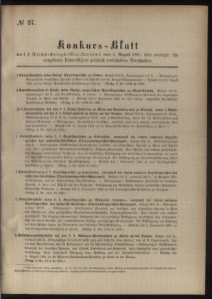 Verordnungsblatt für das Kaiserlich-Königliche Heer 18810803 Seite: 13