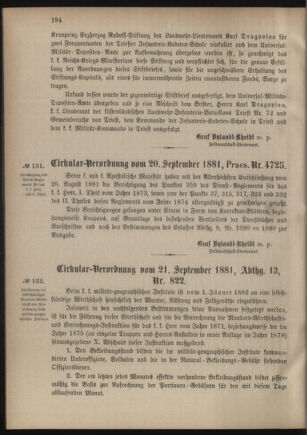 Verordnungsblatt für das Kaiserlich-Königliche Heer 18810923 Seite: 2