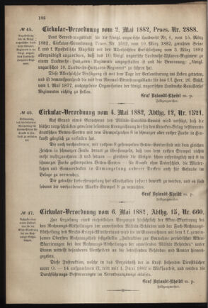 Verordnungsblatt für das Kaiserlich-Königliche Heer 18820510 Seite: 20