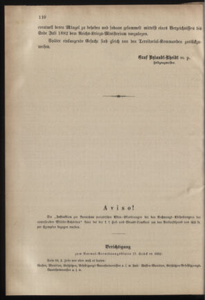 Verordnungsblatt für das Kaiserlich-Königliche Heer 18820518 Seite: 10