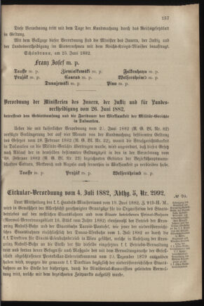 Verordnungsblatt für das Kaiserlich-Königliche Heer 18820709 Seite: 5