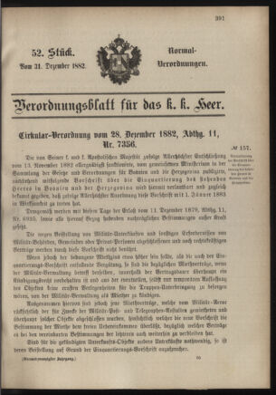 Verordnungsblatt für das Kaiserlich-Königliche Heer 18821231 Seite: 75