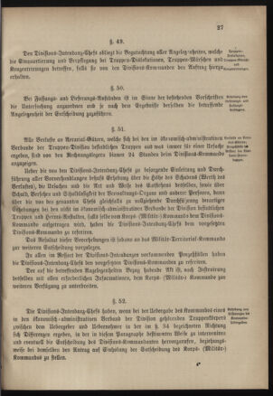 Verordnungsblatt für das Kaiserlich-Königliche Heer 18830124 Seite: 39