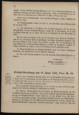 Verordnungsblatt für das Kaiserlich-Königliche Heer 18830124 Seite: 6