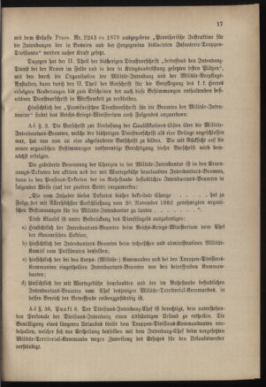 Verordnungsblatt für das Kaiserlich-Königliche Heer 18830124 Seite: 7