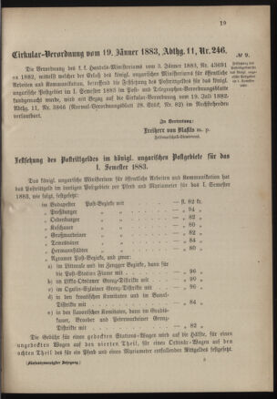 Verordnungsblatt für das Kaiserlich-Königliche Heer 18830124 Seite: 9