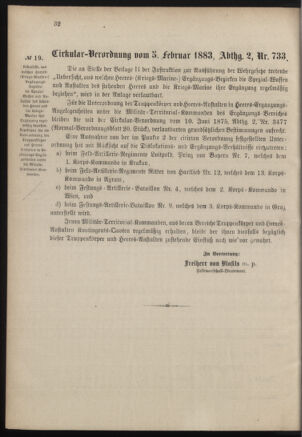 Verordnungsblatt für das Kaiserlich-Königliche Heer 18830209 Seite: 2