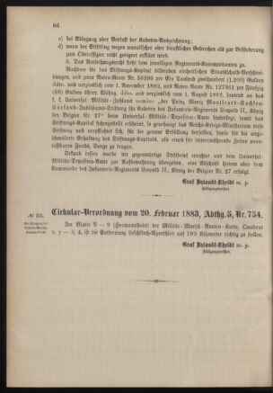 Verordnungsblatt für das Kaiserlich-Königliche Heer 18830224 Seite: 14