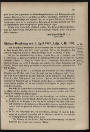 Verordnungsblatt für das Kaiserlich-Königliche Heer 18830411 Seite: 11