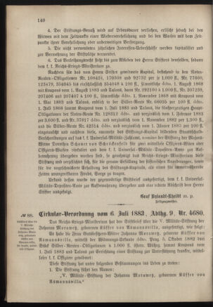 Verordnungsblatt für das Kaiserlich-Königliche Heer 18830714 Seite: 2