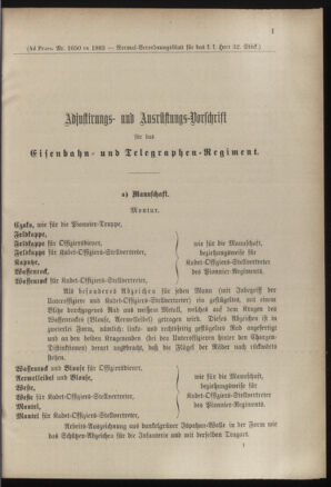 Verordnungsblatt für das Kaiserlich-Königliche Heer 18830714 Seite: 7