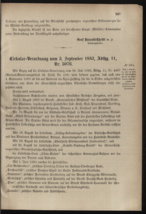 Verordnungsblatt für das Kaiserlich-Königliche Heer 18830910 Seite: 3