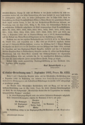 Verordnungsblatt für das Kaiserlich-Königliche Heer 18830910 Seite: 5