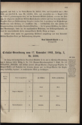 Verordnungsblatt für das Kaiserlich-Königliche Heer 18831119 Seite: 3