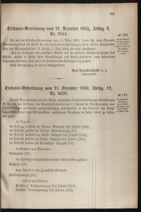 Verordnungsblatt für das Kaiserlich-Königliche Heer 18831223 Seite: 3