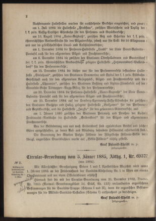 Verordnungsblatt für das Kaiserlich-Königliche Heer 18850109 Seite: 2