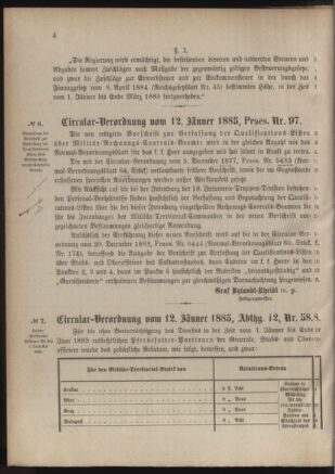 Verordnungsblatt für das Kaiserlich-Königliche Heer 18850117 Seite: 2