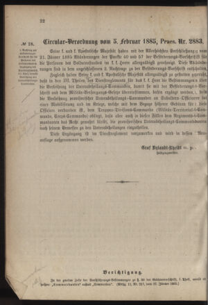 Verordnungsblatt für das Kaiserlich-Königliche Heer 18850209 Seite: 4