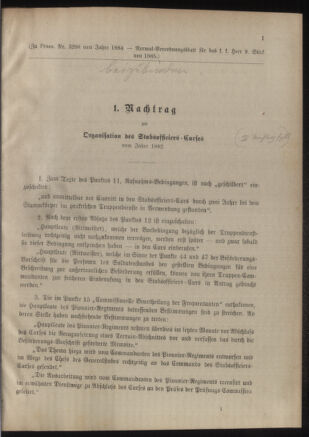 Verordnungsblatt für das Kaiserlich-Königliche Heer 18850228 Seite: 5