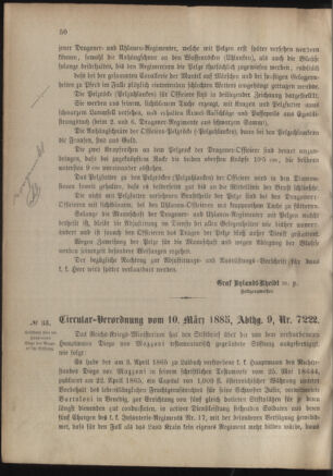 Verordnungsblatt für das Kaiserlich-Königliche Heer 18850322 Seite: 2