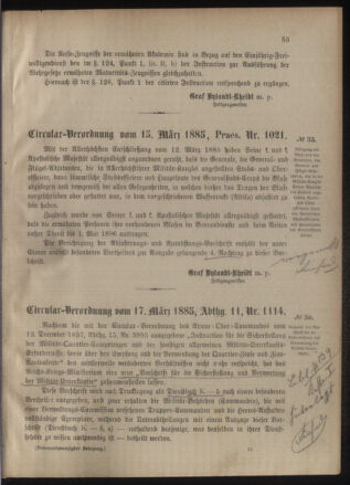 Verordnungsblatt für das Kaiserlich-Königliche Heer 18850322 Seite: 5