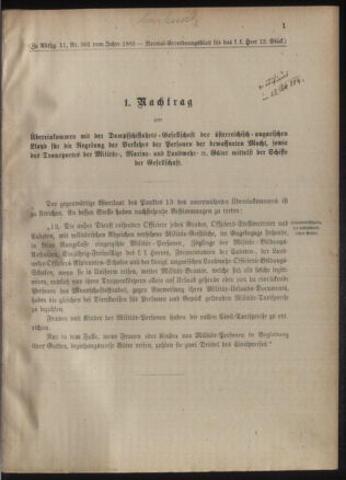 Verordnungsblatt für das Kaiserlich-Königliche Heer 18850322 Seite: 9