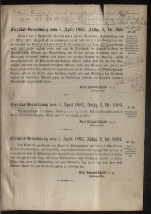 Verordnungsblatt für das Kaiserlich-Königliche Heer 18850409 Seite: 3