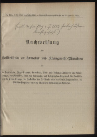 Verordnungsblatt für das Kaiserlich-Königliche Heer 18850710 Seite: 5