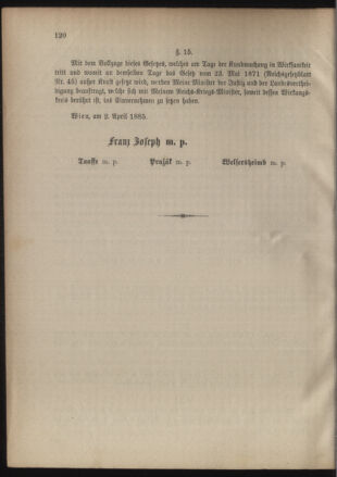 Verordnungsblatt für das Kaiserlich-Königliche Heer 18850812 Seite: 12