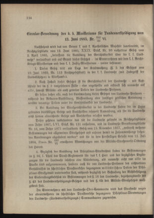 Verordnungsblatt für das Kaiserlich-Königliche Heer 18850812 Seite: 6