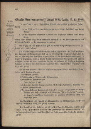 Verordnungsblatt für das Kaiserlich-Königliche Heer 18850820 Seite: 2