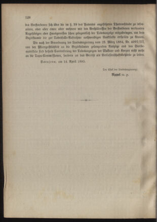 Verordnungsblatt für das Kaiserlich-Königliche Heer 18850828 Seite: 4