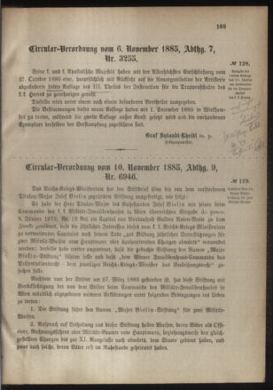 Verordnungsblatt für das Kaiserlich-Königliche Heer 18851114 Seite: 3