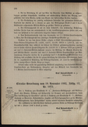 Verordnungsblatt für das Kaiserlich-Königliche Heer 18851114 Seite: 4