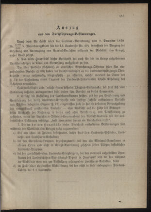 Verordnungsblatt für das Kaiserlich-Königliche Heer 18851130 Seite: 7