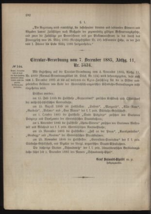 Verordnungsblatt für das Kaiserlich-Königliche Heer 18851218 Seite: 6