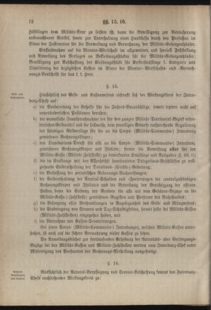 Verordnungsblatt für das Kaiserlich-Königliche Heer 18851231 Seite: 20