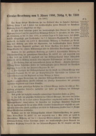 Verordnungsblatt für das Kaiserlich-Königliche Heer 18860116 Seite: 3